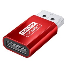 JSAUX 4K DisplayPort to HDMI Adapter 1Pack, DP PC Monitor Red picture