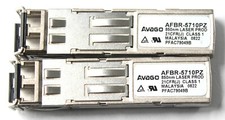 Lot of 2 Avago AFBR-5710PZ 1000BASE-SX FC 850nm 550m SFP Module picture