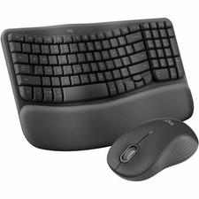Logitech Wave Keys MK670 Combo, Wireless Ergonomic Keyboard with Signature M550 picture