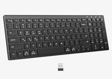 INFINMIND Wireless Ultra Slim Bluetooth Keyboard with Multi-Device Compatibility picture