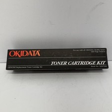 Genuine Okidata OL400e Black Toner Cartridge Kit 52107201 OEM Sealed New picture