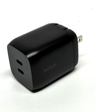 Belkin BoostCharge Pro 65W Dual-Port USB-C PD 3.0 PPS GaN Wall Charger, White picture