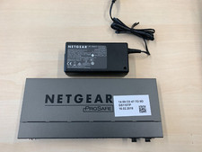 Netgear GS110TP PoE switch including mounting clips for DIN 35 DIN rail picture