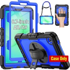 Protective Case for Tab A 8.7, Shockproof, Hand Strap, Screen Protector, Blue picture