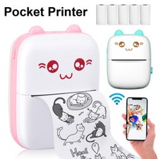 Portable Mini Thermal Printer Pocket Photo Printer Wireless Bluetooth Printing picture
