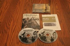 Medieval Total War (PC, 2002) Near Mint CD-ROM Game with map, manual & key picture