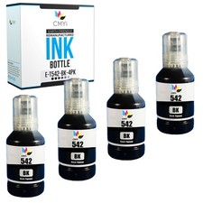 4-Pack CMYi Compatible Epson 542 BK Ink Bottle for WorkForce ST-C8000 ST-C8090 picture