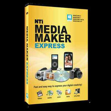 NTI Media Maker Express, CD DVD Burning for Win 11/10/8/7,Vista or XP SP3 (1 PC) picture