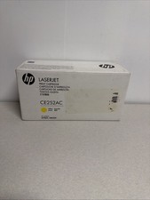 HP CE252AC Yellow Toner Cartridge Genuine Laserjet CP3525 CM3530 Printer *NEW* picture