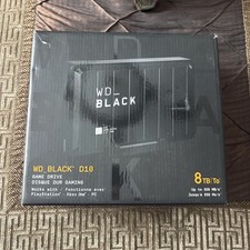 WD BLACK D10 8TB External Game Drive 3.5 HDD PS5 Xbox PC WDBA3P0080HBK picture