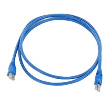 QUIKTRON (LEGRAND) Value Series™ Cat 6 Booted Patch Cord, 14 ft., Blue picture