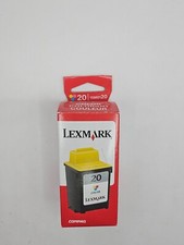 Lexmark 20 Color Cartridge Genuine OEM Sealed Brand New in Box picture