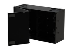 NEW Belden AX106817 FiberExpress UHD Wall-Mount Fiber Optic Patch Panel Black picture