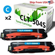 2-Pack CLT-504S 504S Cyan Toner Cartridge Fit For CLP-475 CLX-4195N picture