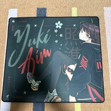 Yuki Aim Gaming Mouse Pad Black Character Logo Esports Mat Japan picture