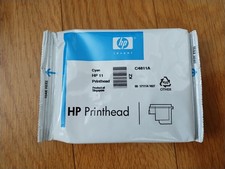 2018 GENUINE HP #11 CYAN PRINTHEAD C4811A PRINT HEAD DESIGNJET 500 800 SEALED picture