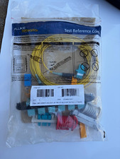 Fluke Networks 62.5ft LC-LC Multi-Mode Fiber Optic Cable Yellow Reference Kit picture