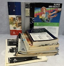Vintage Atari 400 800 850 Basic Reference Catalogs Manuals Lot of 17 picture