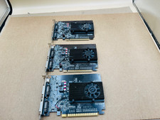 LOT OF 3 EVGA GeForce GT 610 01G-P3-2616-KR 1GB GDDR3 PCIe Graphics Video Card picture
