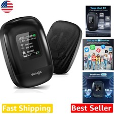 4G LTE Portable WiFi Hotspot, Cat 12, 600Mbps, 16 Devices, Travel Ready picture