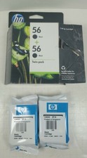 HP 56 Black Twin-pack Ink Cartridges C9319FN Genuine OEM Expired picture