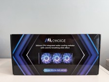 AMCHOICE 360mm ARGB AIO Liquid CPU Cooler RSL06-360-ARGB1 Triple Fan picture