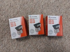 3PK LD 797-M, Q, O Red Ink Cartridge Pitney Bowes MailStation K7M0 mail picture