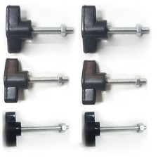 ThtRht 6 Pack Tripod Stand Height Adjustable Wing Knobs with Bolts Screws picture