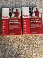 Office Depot Multi-project Photo Paper 2 Unopened Packages 4x6 200 Sheets picture