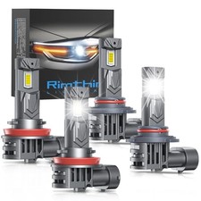 9005 H11 Bulbs Combo, 800% Brighter H9 H8 HB3 Fog Lights, 9005+H11 Cool White picture