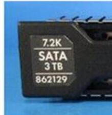 20PCS  862129-001 861693-B21 ST3000NM0005 HPE 3TB 7.2K 6G  disk shelf head label picture