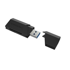 SABRENT SuperSpeed 2 Slot USB 3.0 Flash Reader, Black  picture
