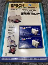 Epson Stylus Color SO20191 & Black SO20187 720/1440 Exp 2002 Vintage BB14 picture