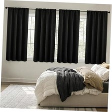 out Curtains 63 Inch Length for Bedroom Set of 4 40