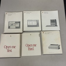 Vtg Lot 1988 1989 Macintosh SE Software Utilities Printer Guides w/ Disks More picture