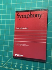 Symphony - Introduction For IBM PCs and COMPAQ Portable Computers picture