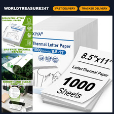 1000 Sheets Thermal Printer Paper 8.5
