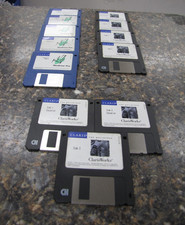 Lot of (12) Various Vintage Claris Software Disks 3.5