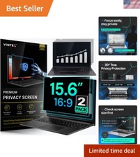 Vintez 15.6” Diagonal Privacy Screen Filters - Secure and Eye-Friendly Solution picture