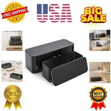 2 Pack Cable Management Box, Pet Friendly Cable Box Organizer for Home & Offi... picture