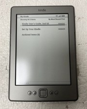 Amazon Kindle 4th Generation Gen 2GB Black Tablet e-book Reader (D01100) picture