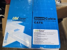  Cable CAT6 23/4p Blue Network Cable CMR 500' w/EZ pull reel box picture