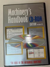 MACHINERY'S HANDBOOK CD-ROM Edition Version 1.0-(25th Ed. Content +)--NEW picture