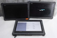 Lot of 3 Getac F110 Rugged Tablets, Two G2, One G1 -AS-IS For Parts- Read picture