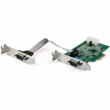 StarTech 2-port PCI Express RS232 Serial Adapter Card, PCIe Serial DB9 picture