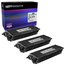 3pk Compatible Brother TN-650 TN650 High Yield Black Laser Cartridge picture