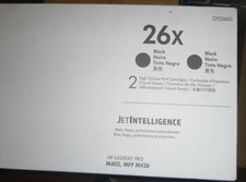 NEW HP LaserJet 26X High Volume Black Toner ONE CARTRIDGE CF226XD CF226X OEM picture