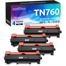 TN760 Toner Compatible TN730 Replacement for Brother Printer 4 Pack Black picture