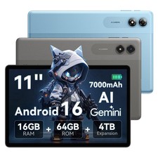 TABWEE T30 11 Inch Android 16 Tablet 64GB ROM 4TB Expansion 7000mAh 5G WiFi GPS picture
