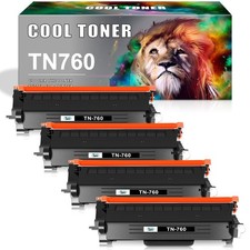 4x TN760 Toner Compatible for Brother MFC-L2710dw HL-L2370DW MFC-L2717DW TN730 picture